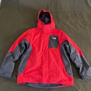 The North Face 3-in-1 Triclimate Jacket Parka Red and Black